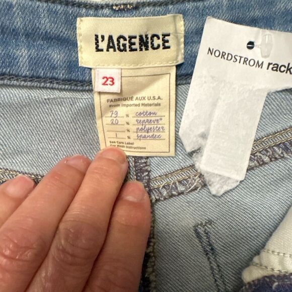 L’agence NWT Margot Cropped Skinny Jean size 23 - Picture 6 of 6